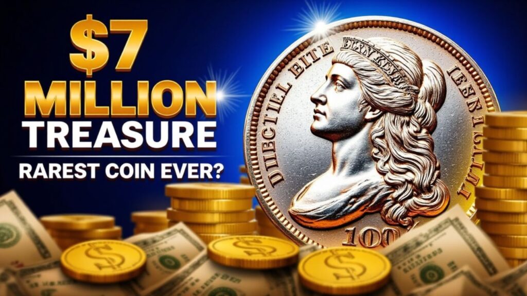 $7 Million Treasure! This 1804 Draped Bust Dollar Could Be the Rarest Coin in Your Collection!