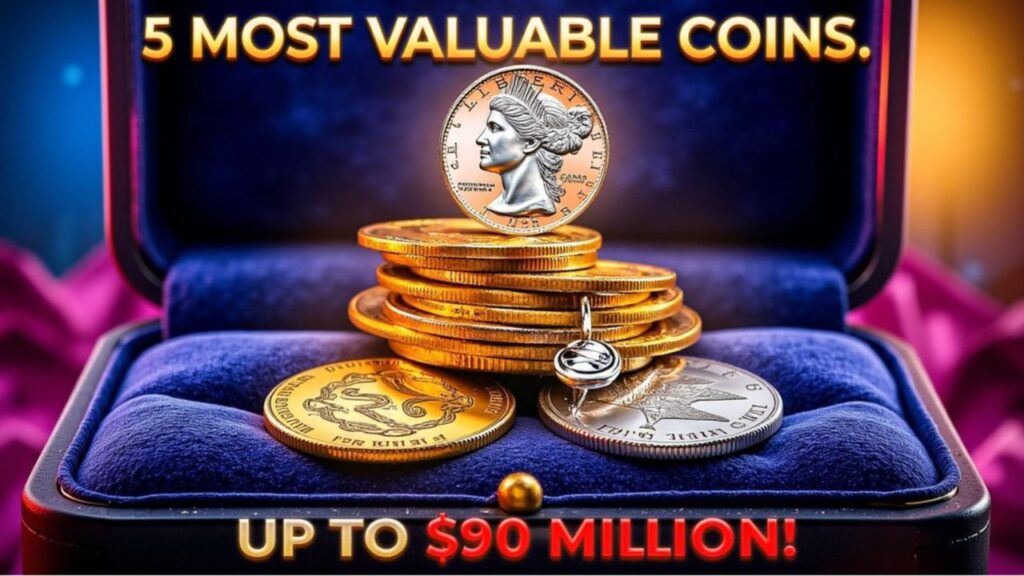 5 Most Valuable U.S. Coins Ever Sold – These Rare Treasures Fetch Up to $90 Million!