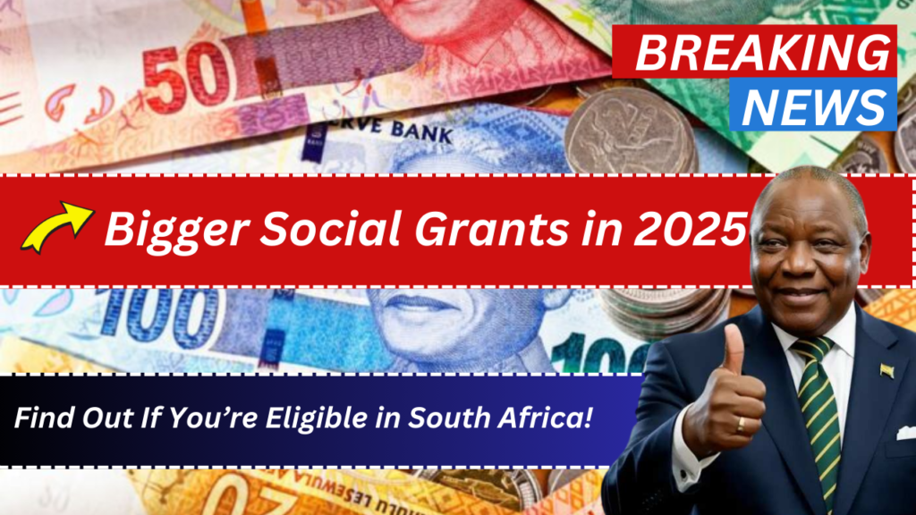 Bigger Social Grants in 2025 – Find Out If You’re Eligible in South Africa!