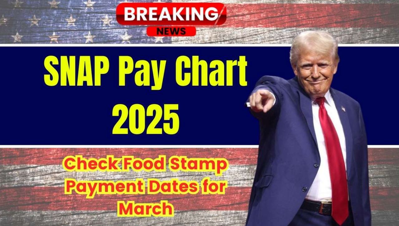 SNAP Pay Chart 2025 – Check Food Stamp Payment Dates for March