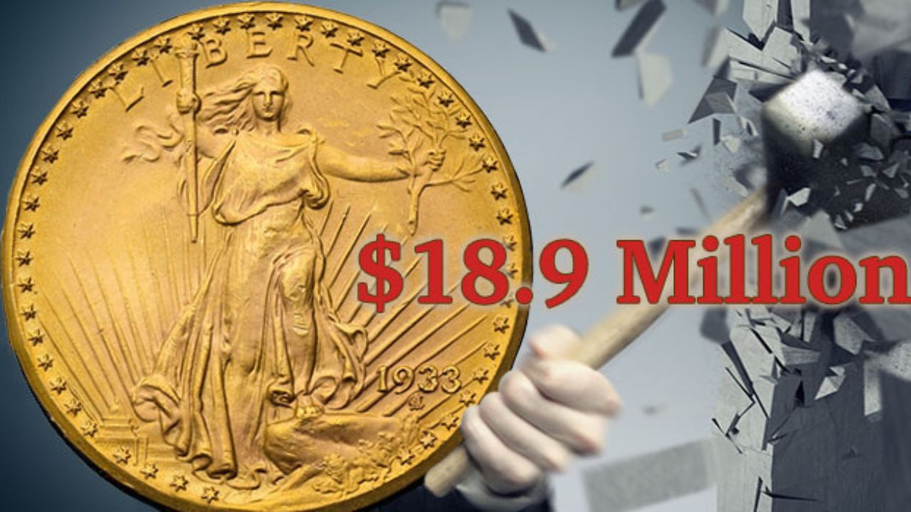 1933 Double Eagle – $ 18.9 million