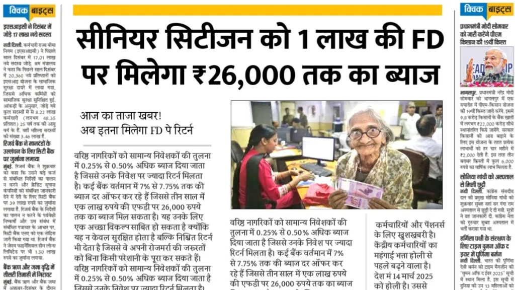 Senior Citizens FD